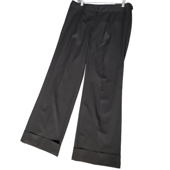 Trina Turk Cropped Cuffed Casual Career Modern Pants 6 - Picture 8 of 13